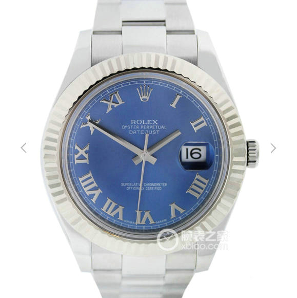 精仿劳力士日志型系列116334蓝面正品开模手表