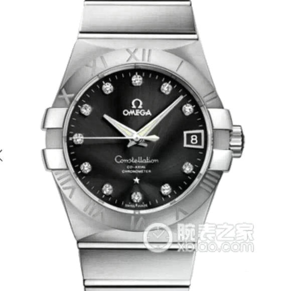 精仿欧米茄星座系列123.10.38.21.52.001黑盘机械男士手表
