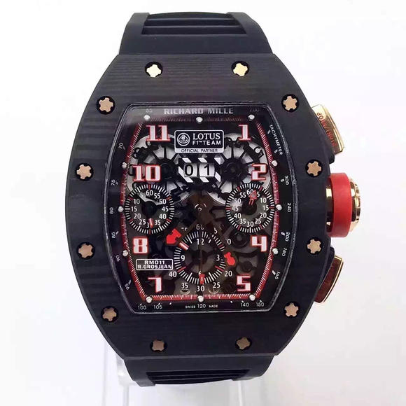 理查德米勒RM011路斯特限量版男士机械计时手表