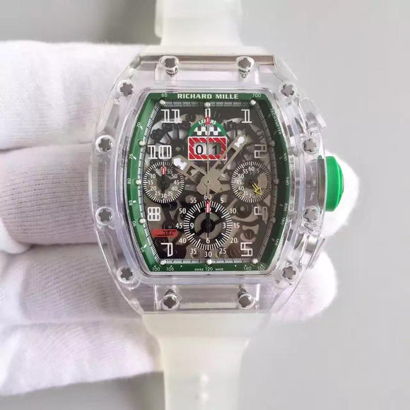 理查德米勒RM011路斯特玻璃版男士机械手表