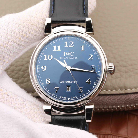 MKS万国达文西系列腕表，柔软耐用ITALY小牛皮表带配合传统式精钢表扣， 男士腕表