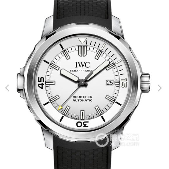 万国海洋时计系列IW329003男表1比1超级复刻，42mm直径，2824瑞士机芯，硅胶带手表