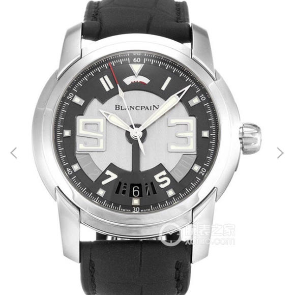 宝珀开创系列8805-1134-53B整表采用腕表界顶级瑞士工艺，皮表带，自动机械机芯，男士腕表