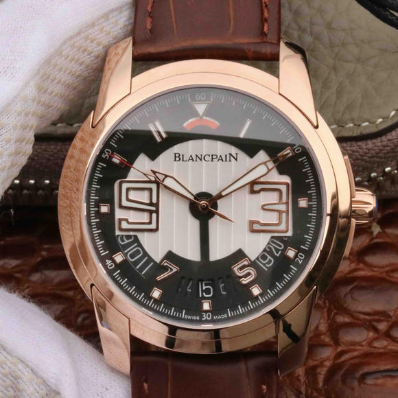 宝珀开创系列8805-3630-53B整表采用腕表 ，皮表带，自动机械机芯，男士腕表