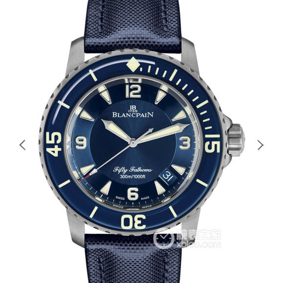 ZF宝珀五十噚新款--宝珀5015腕表，绢丝表带，自动机械机芯，男士腕表