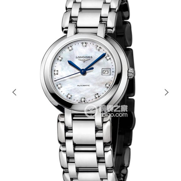 GS浪琴表心月系列优雅而至。石英机芯 精钢表带 男士腕表