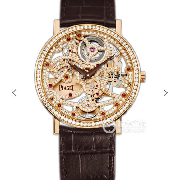 BBR伯爵超薄珠宝镂空腕表.搭配1200S全镂空手动上链机芯 皮表带 男士腕表