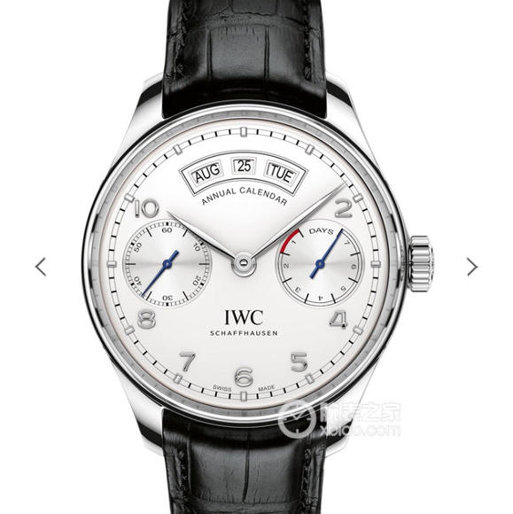 ZF万国葡萄牙系列年历腕表IW503501 多功能男士机械皮带手表