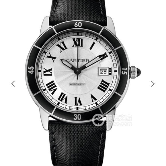 GP卡地亚Ronde de Cartier 一枚优秀复刻表 绢丝表带 自动机械机芯 男士腕表