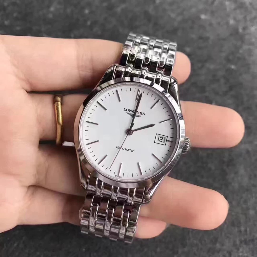 台湾工厂浪琴雅致系列自动机械腕表36mm中性手表