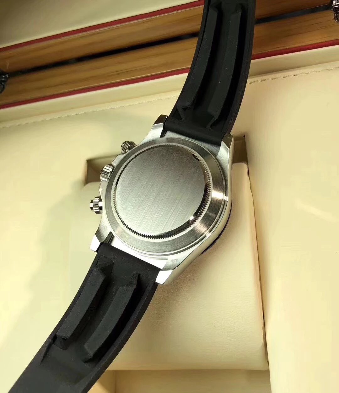 AR厂V2版劳力士迪通拿904钢陶瓷圈灰盘胶带自动机械男手表