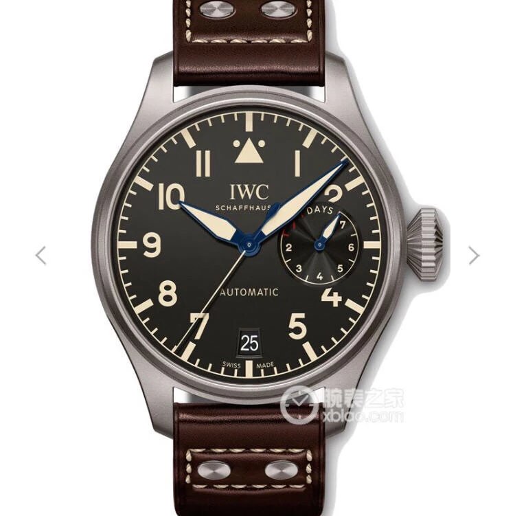 YL厂万国IWC大型飞行员镀铜壳皮带男士自动机械手表