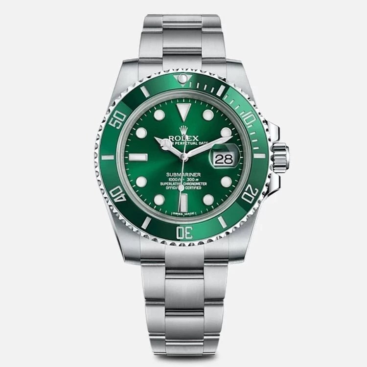 VS厂顶级劳力士全新3135版本绿水鬼钢带男士机械手表